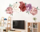 Peony Floral Wall Decals-Girl Room Wall Art